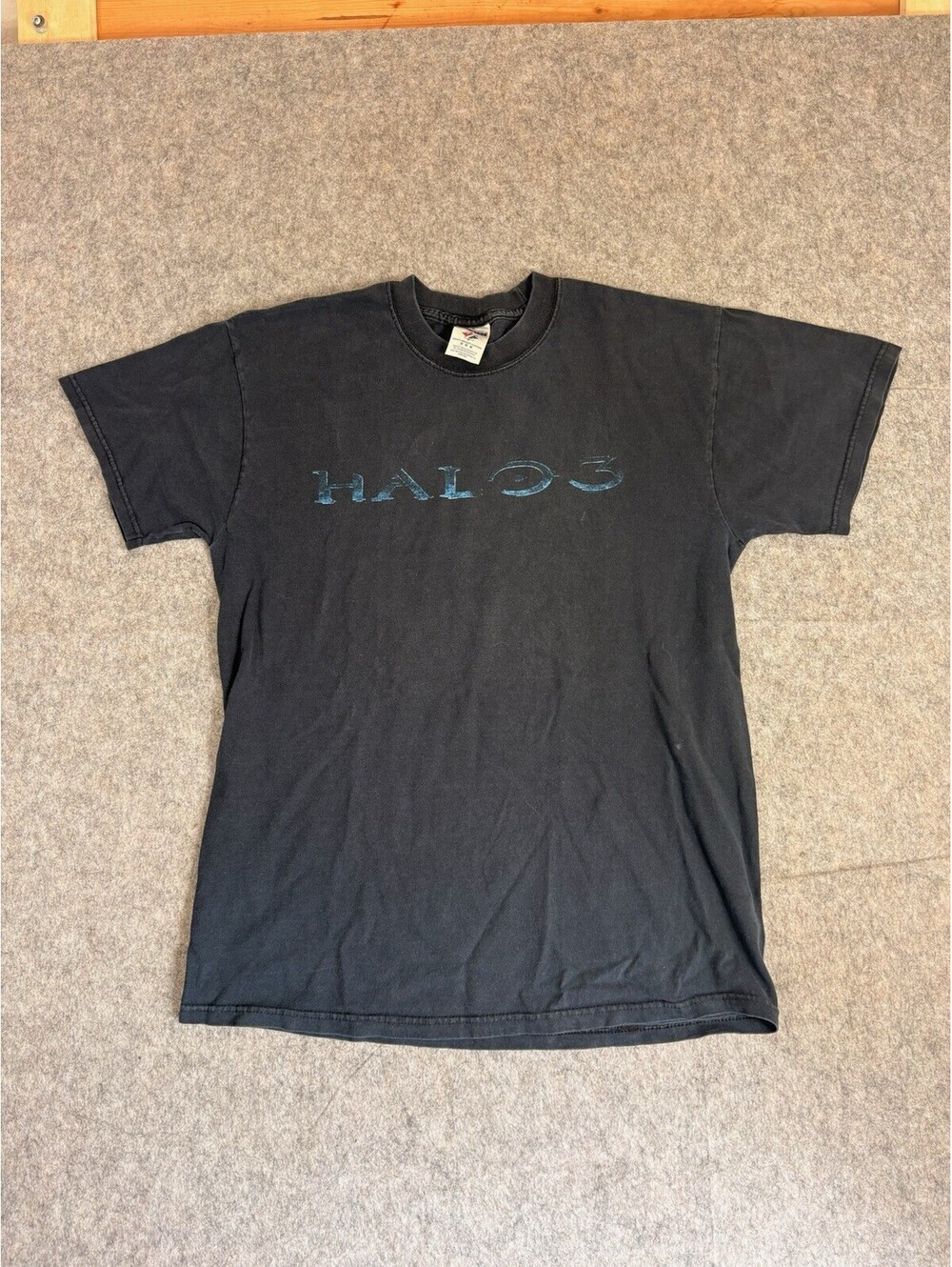 Vintage Y2K Halo 3 Bubble Logo Video Game Tee M Original RARE